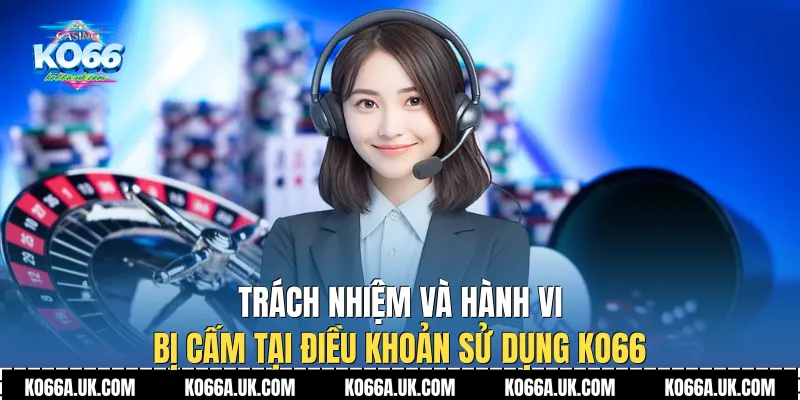 Trách nhiệm và hành vi bị cấm tại Điều khoản sử dụng Ko66